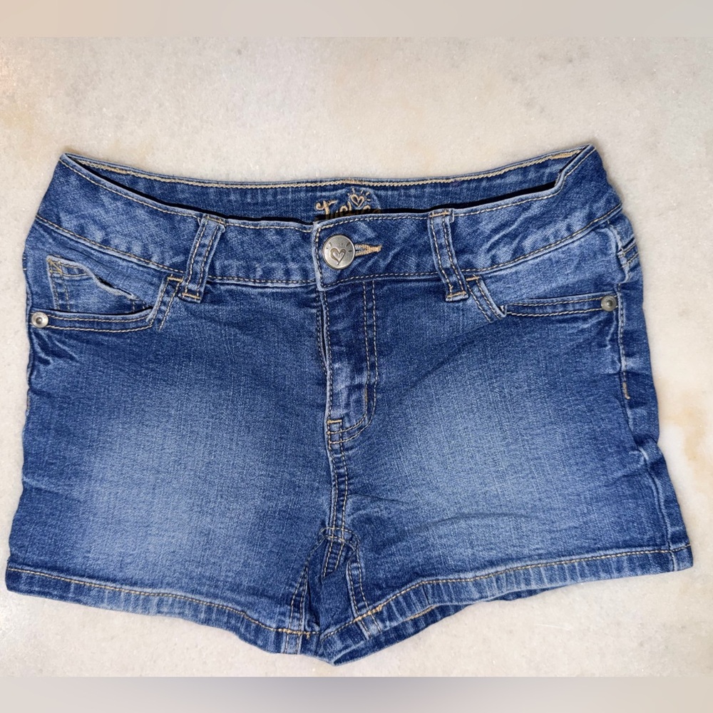 Justice Girls Blue Denim Shorts